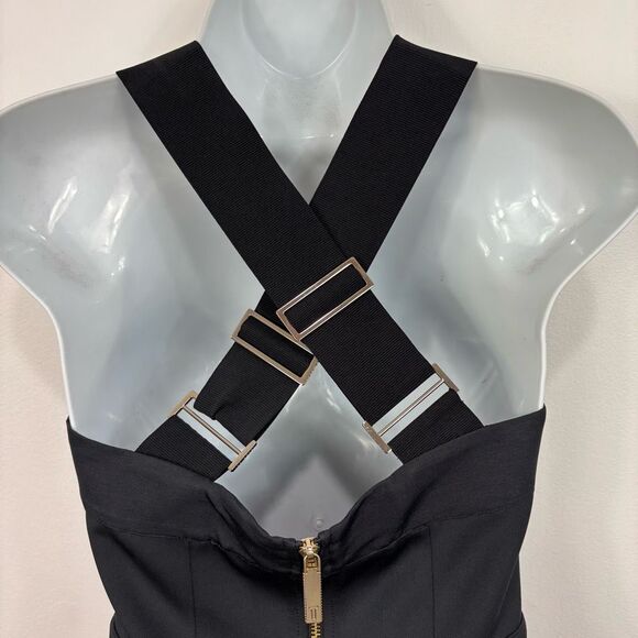 Ted Baker Akva Kensington Buckle floral bodycon dress Size 4 - Picture 3 of 10